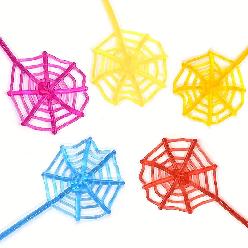 Funny Sticky Spider Web Toy Favor Sticky Hands Toys Birthday Party Halloween Carnival Party Supplies Gift