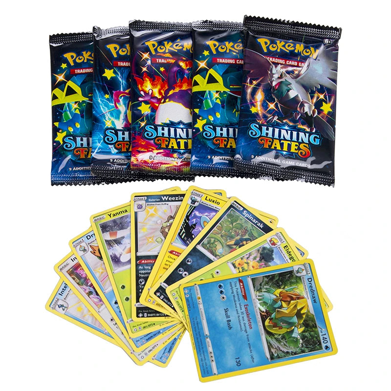 324pcs Pokemon Cards Anime Collectible Crown Zenith Silver Tempest Lost Origin Children Board Game Toy Battle Card Kid Gift