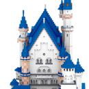 Swan Castle 10,000-Piece Micro Block Building Kit – High-Skill Architecture Puzzle & Decorative Model