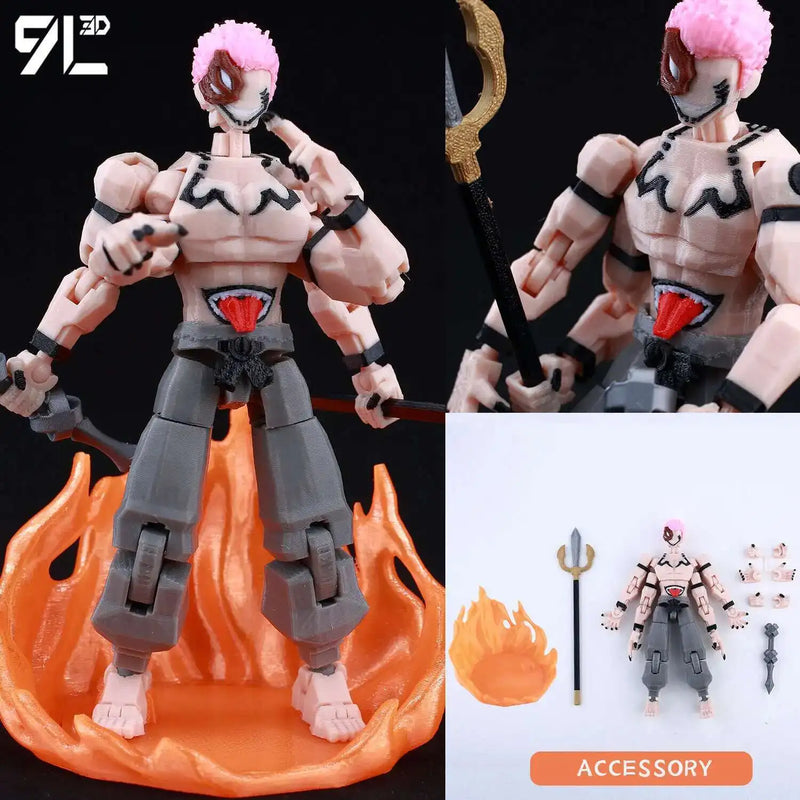 Jujutsu Kaisen 9L3D T13 Itadori Figure LUCKY13 Training Ver. JJK Titan13 Multi-Jointed Movable Dummy13 Stress Relief Toy Gift