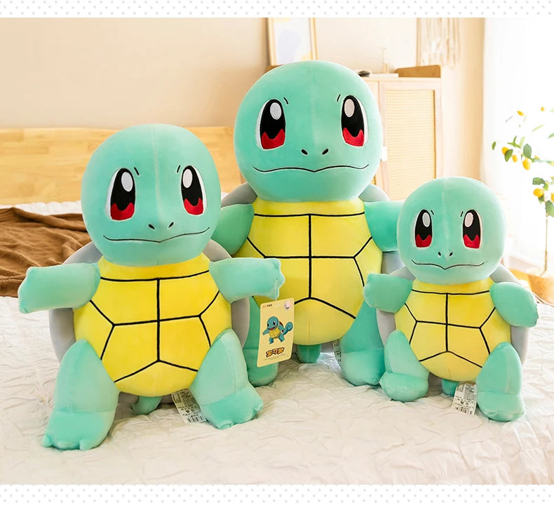 Squirtle Plush Doll Big Size Pokemon Plush Toys Kawaii Stuffed Toys Cute Turtle Pillow Christmas Gift Toys for Children