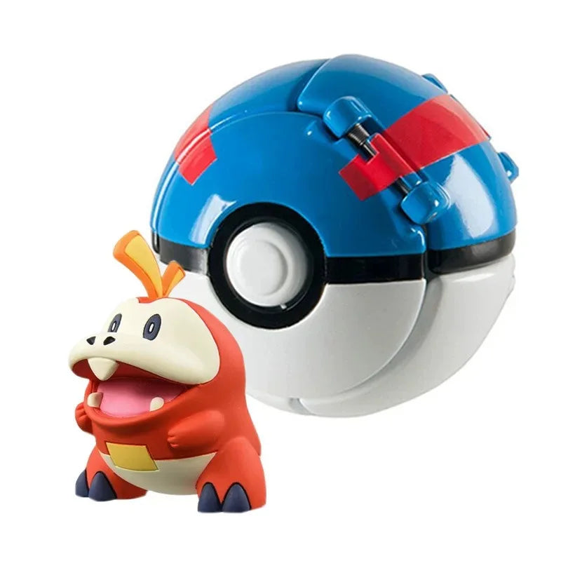 20 Styles Pokemon Elf Ball Anime Figure Pikachu Charmander Litten Rockruff Pokeball Pocket Monster Variant Toy Action Model Gift