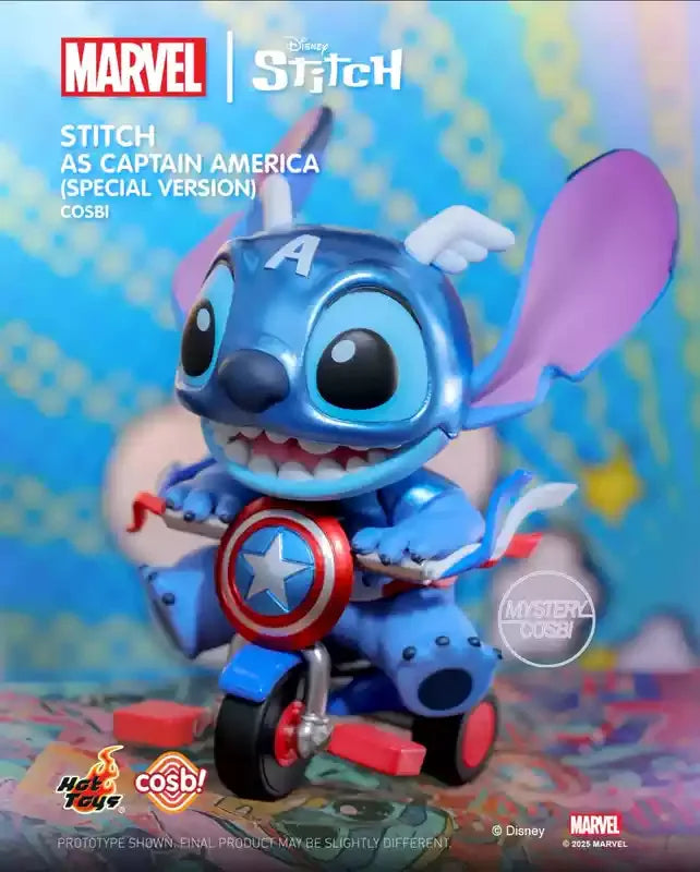 Authentic Hottoys Stitch Cosbi Series – Mystery Blind Box Action Figure Pendant