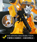 Transformation Toys Battle Damage Hornet Yellow Bee BMB H6001-3 AOYI SS49 Alloy Figure Action Model Deformation Robot Beetle Car