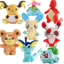 Pokemon Plush Toy in 15-35cm of Pikachu Charizard Mewtwo Eevee Mew Lucario Gengar Stuffed Toy as Xmas Gift for Kids