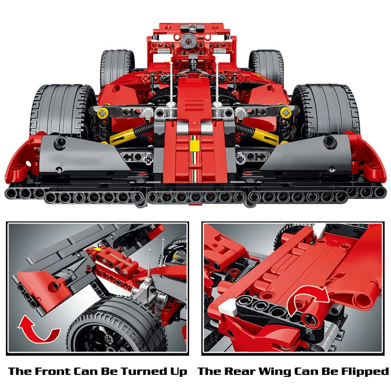 City Technical Formula F1 Racing Car Building Blocks – Super Speed Vehicle Model Kit for Kids