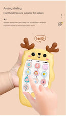 Baby Phone Toys Bilingual Telephone Teether Music Voice Toy Early Educational Learning Machine Electronic Children Gift Baby Toy