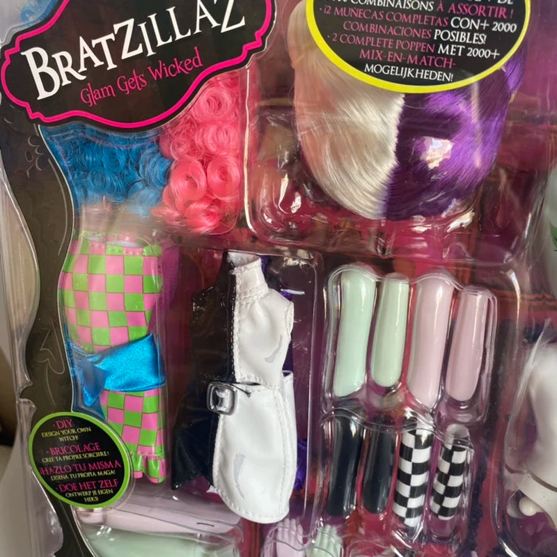 Original Bratzdoll Switch Joint DIY Dolls Accessories Cute Bratzillaz Anmine Action Figure Girls Kids Toys Model Gift With Box