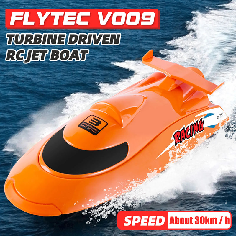 Flytec V009 Remote Control Boats 2.4G RC Boat 3 Speeds Adjustable 30km/h High SpeedSelf-righting RC Toy Gift for Kids Adults