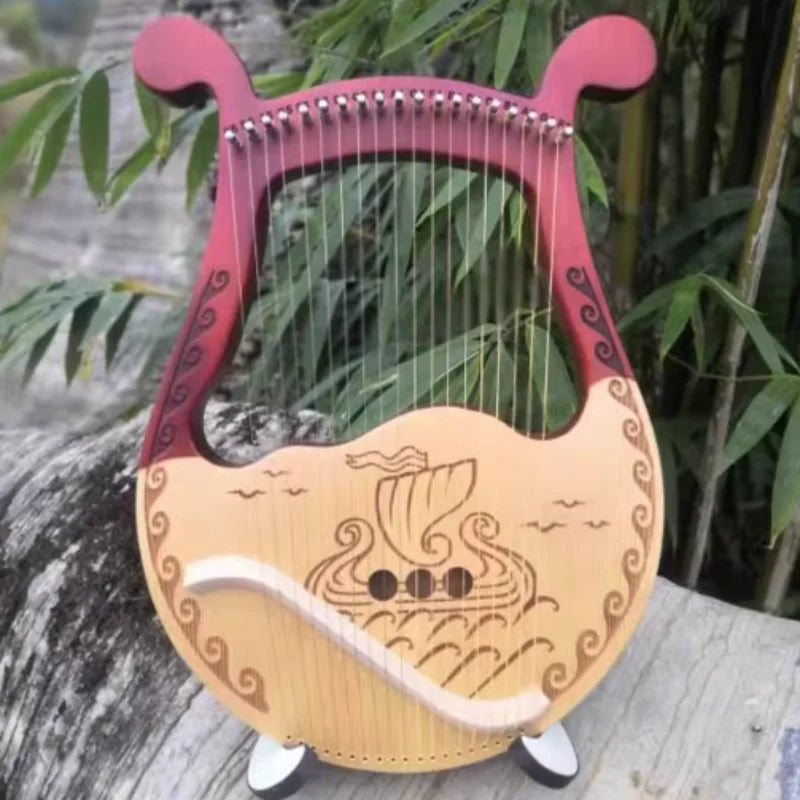 Niche Instruments Vintage Instrument Harp and Konghou Niche Simple and Portable Lyre Str