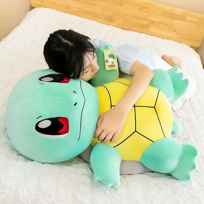 Big Size Pokemon Plush Toys Kawaii Stuffed Toys Cute Turtle Pillow Christmas Gift