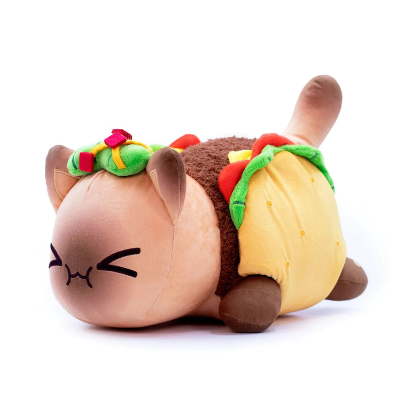 Aphmau Meows Cat Plush Toy Soft Meemeow Stuffed Donut Cat Plushes Kawaii French Fry Cheeseburger Food Plush Doll Christmas Gifts