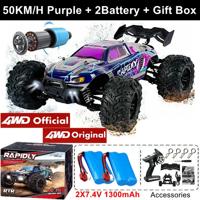 TurboRacer 4WD Off-Road RC Truck – Brushless Power