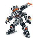 Action Figures Of Avengers Superheroes Iron Man Hulkbuster Steel Mecha Building Blocks Gift Toys For Kid