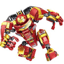 Action Figures Of Avengers Superheroes Iron Man Hulkbuster Steel Mecha Building Blocks Gift Toys For Kid
