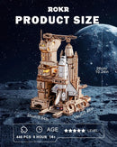 Robotime Rokr 3D Wooden Space Shuttle Model Puzzle Kits for Adults to Build STEM Toy LKA02