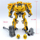 Transformation Toys Battle Damage Hornet Yellow Bee BMB H6001-3 AOYI SS49 Alloy Figure Action Model Deformation Robot Beetle Car
