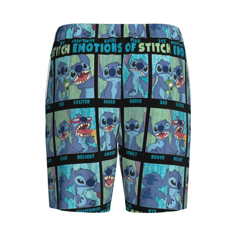 Custom Stitch Sleep Shorts – Soft Men’s Nightwear for Relaxing