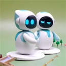 Eilik AI Smart Robot Duo Pack Artificial Intelligence Desktop Pets for Children and Adults 2pcs/Set