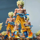 Action Figure Toy of Dragon Ball Z Super Saiyan Goku with LED Light Base Collectible and Gift Model