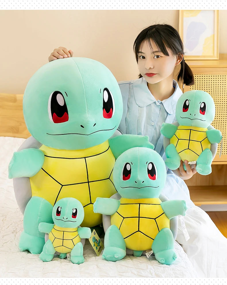 Squirtle Plush Doll Big Size Pokemon Plush Toys Kawaii Stuffed Toys Cute Turtle Pillow Christmas Gift Toys for Children