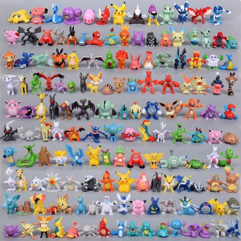 Pokemon GO Action Figure With Cartoon School Bag Figuras Toy Collection Pikachu Anime Figure Model Pokeball Doll Kids Child Gift