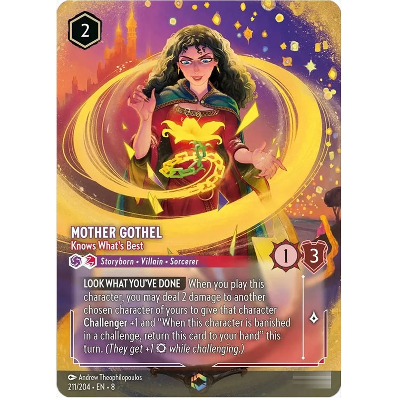 Rare Lorcana Enchanted Proxy Card – Reign of Jafar Chapter 8 TCG Featuring Stitch, Jasmine & Lady