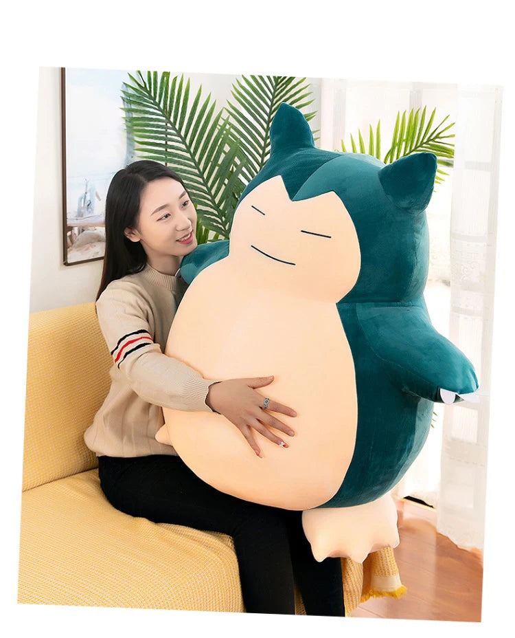 30-200cm TAKARA TOMY Pokemon Snorlax Animal Doll Holster  Plush Toys Kawaii Anime New Rare  Cute Soft Stuffed  Girls Kids Gift