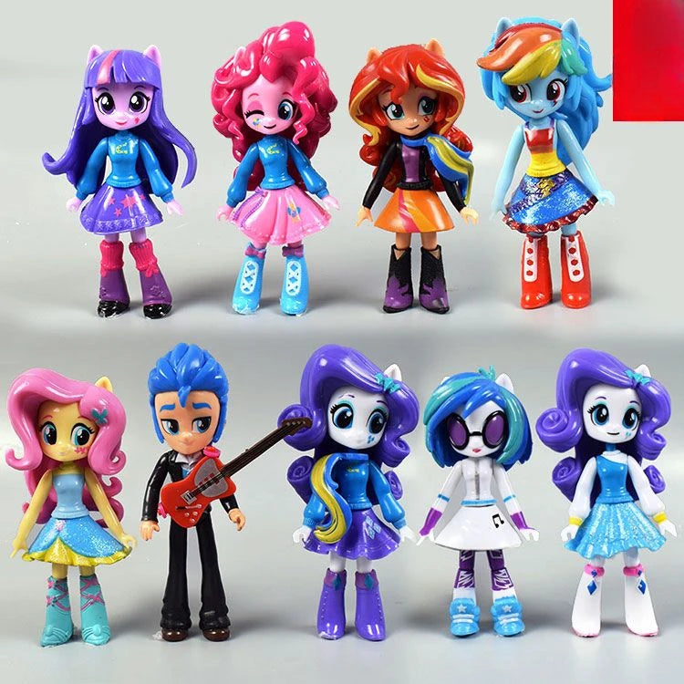 Hasbro Joint Limited My Little Pony Full Set Model Toy Doll Pinkie Pie Twilight Doll Ornament Gift Figure Collection Wholesale