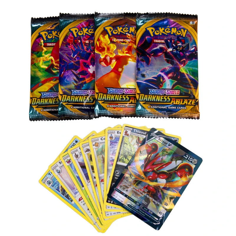 324pcs Pokemon Cards Anime Collectible Crown Zenith Silver Tempest Lost Origin Children Board Game Toy Battle Card Kid Gift