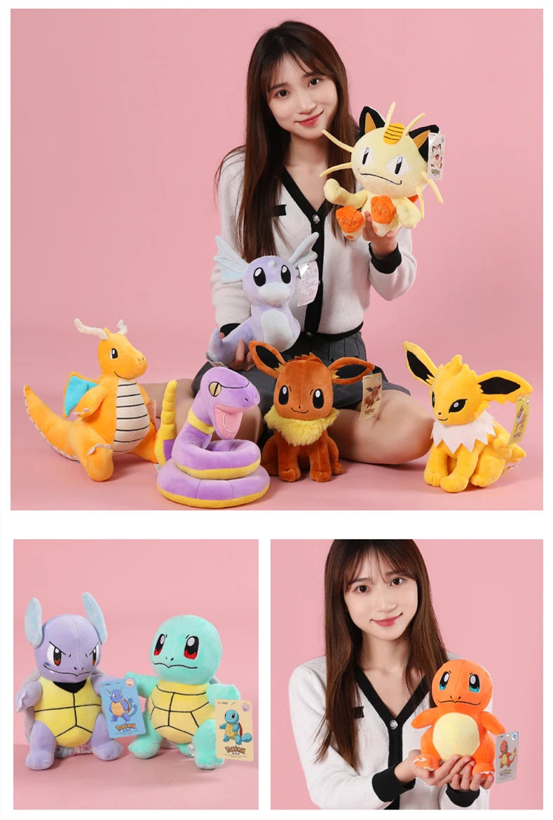 40Styles Pokemon Doll Pikachu Bulbasaur Gengar Stuffed Plush Toy Psyduck Charizard Doll Plushies Cute Xmas Gifts For Child Kids