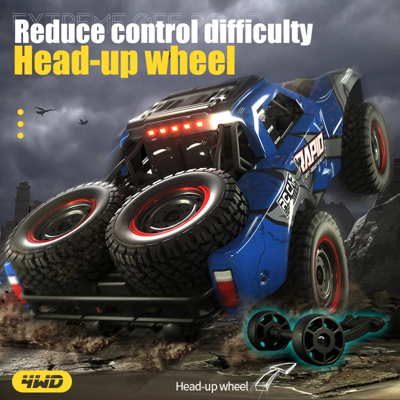 JJRC Q130 1:12 70KM/H 4WD RC Car with Light Brushless Motor Remote Control Cars High Speed Drift Monster Truck Adults Kids Toy