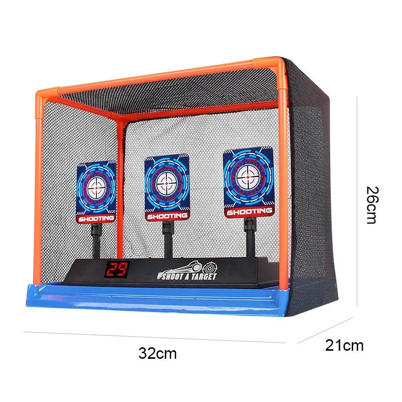 Electric Shooting Target for Nerf Guns Auto Reset Targets Accessories Kids Sound Light Shooting Game Toys High Precision Scoring
