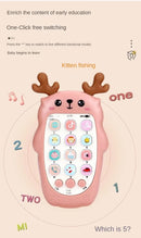 Baby Phone Toys Bilingual Telephone Teether Music Voice Toy Early Educational Learning Machine Electronic Children Gift Baby Toy
