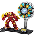 Action Figures Of Avengers Superheroes Iron Man Hulkbuster Steel Mecha Building Blocks Gift Toys For Kid
