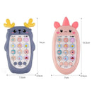Baby Phone Toys Bilingual Telephone Teether Music Voice Toy Early Educational Learning Machine Electronic Children Gift Baby Toy