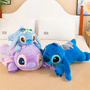 Stitch Doll Plush Toys 55cm Disney Lilo & Stitch Doll Soft Pillow Dark And Light Blue Purple As Toy Gifts