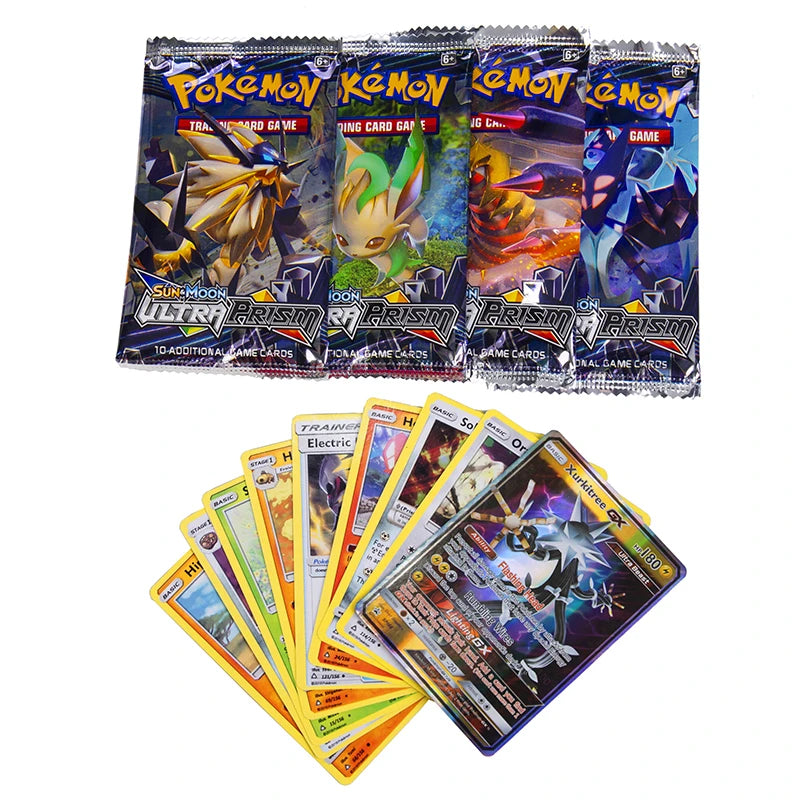 324pcs Pokemon Cards Anime Collectible Crown Zenith Silver Tempest Lost Origin Children Board Game Toy Battle Card Kid Gift