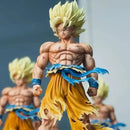 Action Figure Toy of Dragon Ball Z Super Saiyan Goku with LED Light Base Collectible and Gift Model