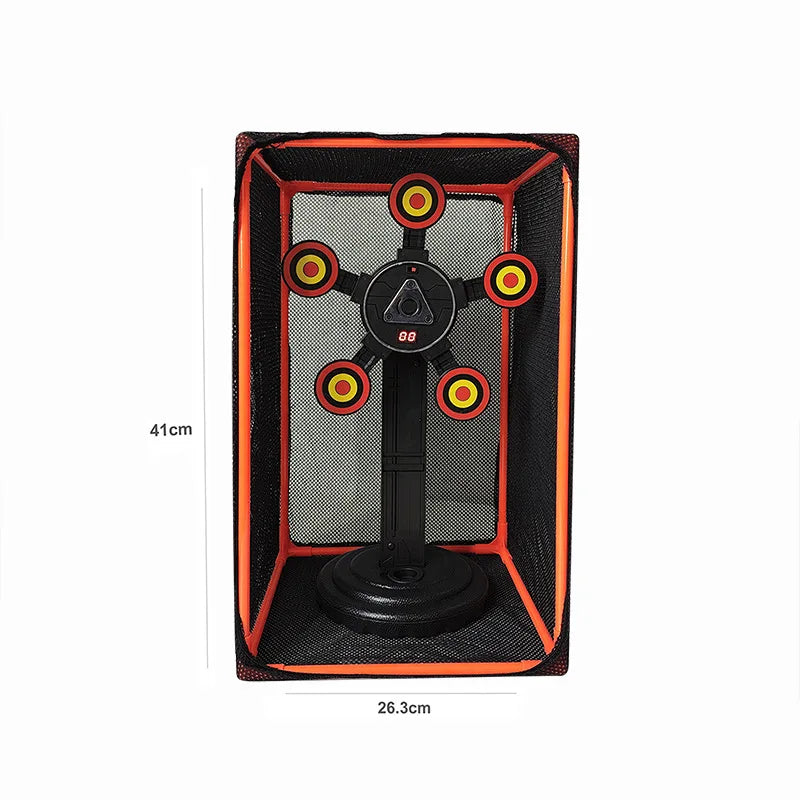Electric Shooting Target for Nerf Guns Auto Reset Targets Accessories Kids Sound Light Shooting Game Toys High Precision Scoring