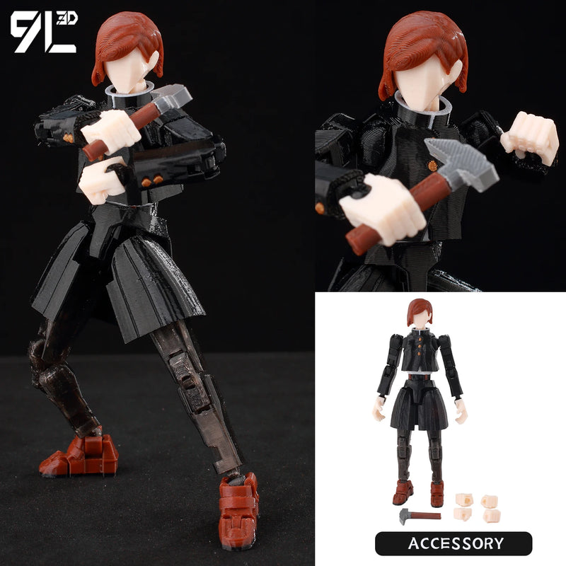 Jujutsu Kaisen 9L3D T13 Itadori Figure LUCKY13 Training Ver. JJK Titan13 Multi-Jointed Movable Dummy13 Stress Relief Toy Gift