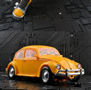 Transformation Toys Battle Damage Hornet Yellow Bee BMB H6001-3 AOYI SS49 Alloy Figure Action Model Deformation Robot Beetle Car