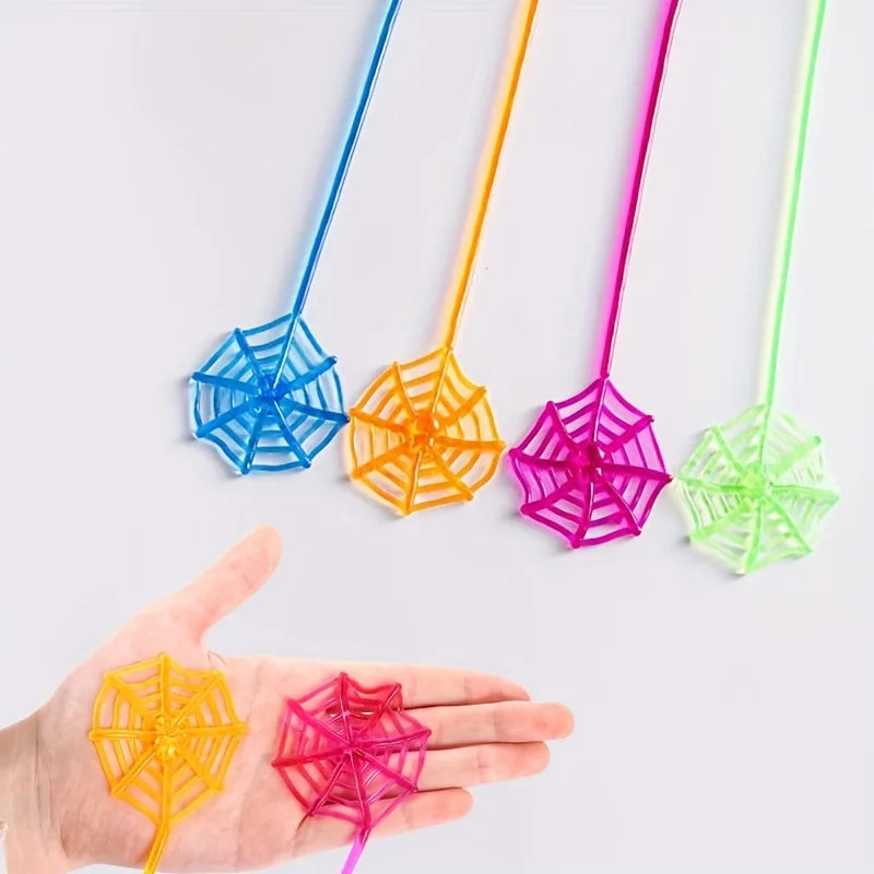 Funny Sticky Spider Web Toy Favor Sticky Hands Toys Birthday Party Halloween Carnival Party Supplies Gift