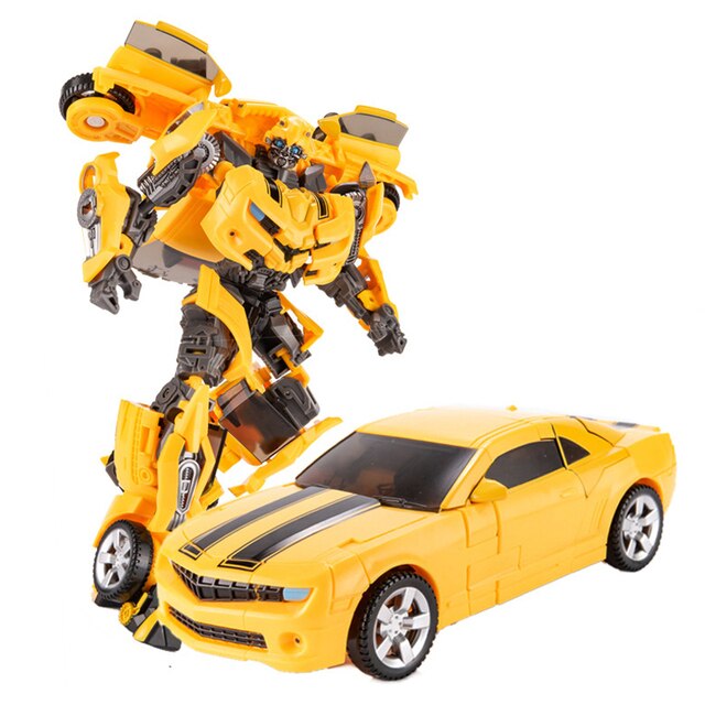 PUXIDA 21CM Transformation Robot Car Toys Battle-damaged Version Action Figure Deformation Toy Anime For 6+ Years Kids YS-03