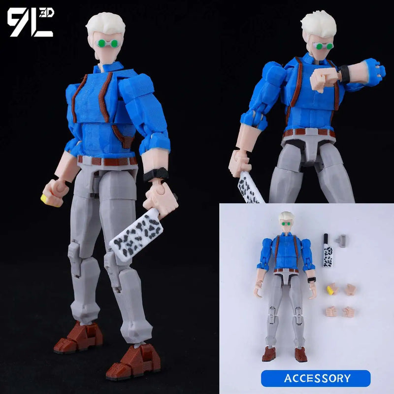Jujutsu Kaisen 9L3D T13 Itadori Figure LUCKY13 Training Ver. JJK Titan13 Multi-Jointed Movable Dummy13 Stress Relief Toy Gift