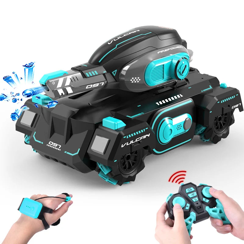 2.4G Gesture Sensing Water Bomb Tank RC Car Drifting Stunt Car Off-road Drive Radio Remote Control  Toys for Children