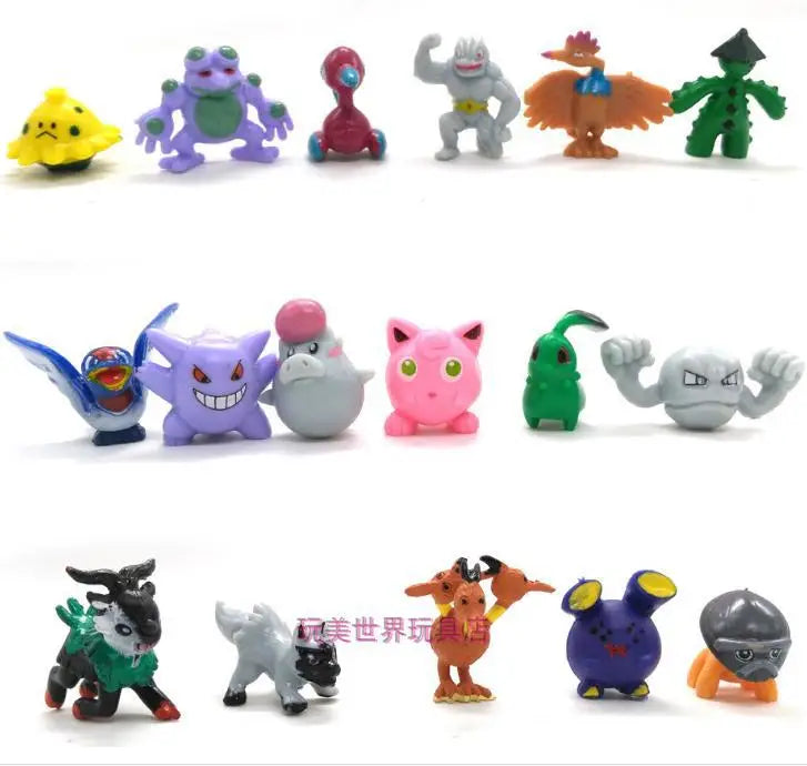 Pokemon GO Action Figure With Cartoon School Bag Figuras Toy Collection Pikachu Anime Figure Model Pokeball Doll Kids Child Gift