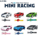 2.4G Children's Mini Watch Remote Control Car Toy Novelty RC Car Toy Cartoon Portable USB Charging Watch Car Kid Birthday Gift