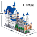Swan Castle 10,000-Piece Micro Block Building Kit – High-Skill Architecture Puzzle & Decorative Model