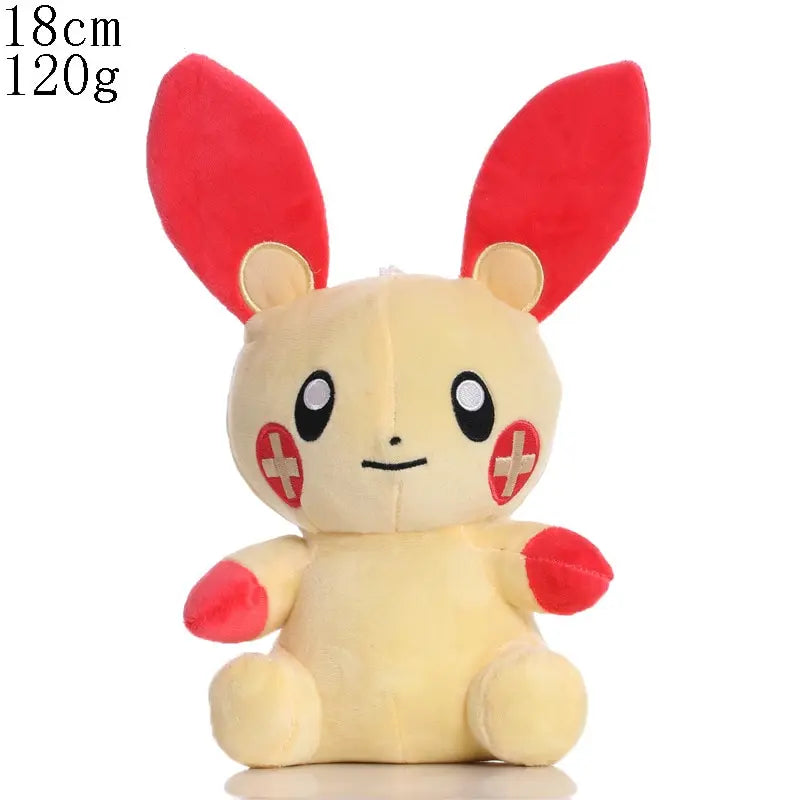 15-35cm Pokemon Plush Toy Anime Figure Pikachu Charizard Mewtwo Eevee Mew Lucario Gengar Stuffed Doll Pendant Toy Kids Xmas Gift